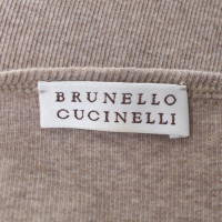 Brunello Cucinelli Tank top in beige / bruin