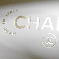 Chanel Chaussons/Ballerines en Cuir verni en Crème