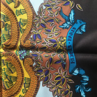Hermès Scarf/Shawl Silk in Brown