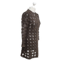 Caban Romantic Coat with perforation
