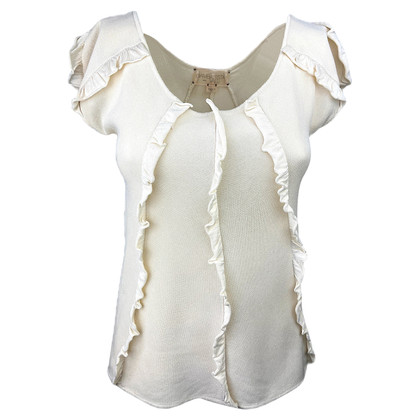 Giambattista Valli Knitwear Silk in Cream