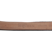 Alexander McQueen Narrow cintura con fibbia logo