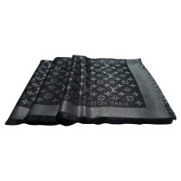 Louis Vuitton Tissu Shine Monogram en noir / argent
