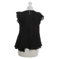 Isabel Marant Silk blouse in black