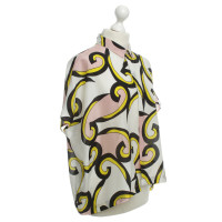 Diane Von Furstenberg Silk blouse with colourful patterns
