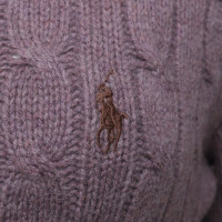 Ralph Lauren Kabelgebreide trui met cashmere-inhoud