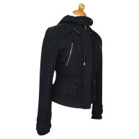 Costume National Veste/Manteau en Laine en Noir