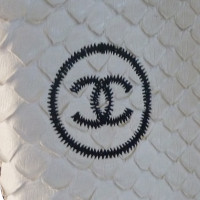 Chanel Python leather boots