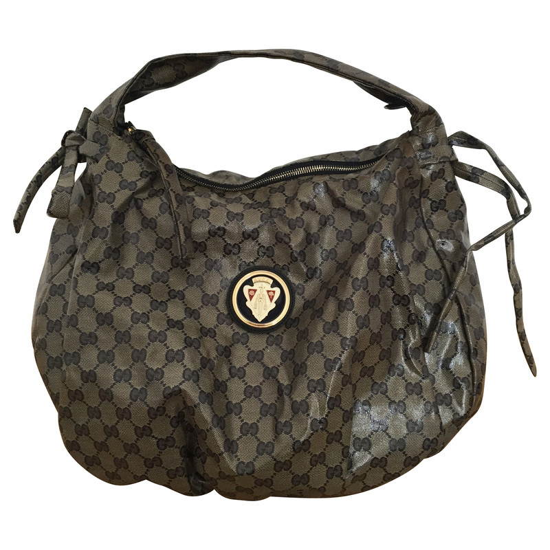 Gucci Glänzender Shopper mit Monogram