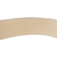 Hugo Boss Belt Leather in Cream