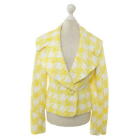 Escada Jacket in yellow/white