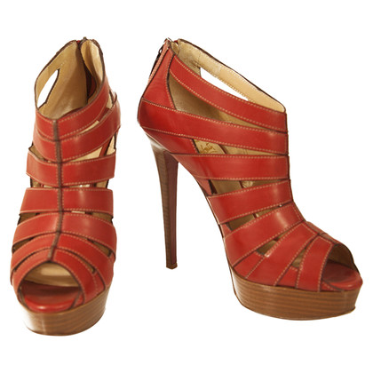 Christian Louboutin Sandals Leather in Red