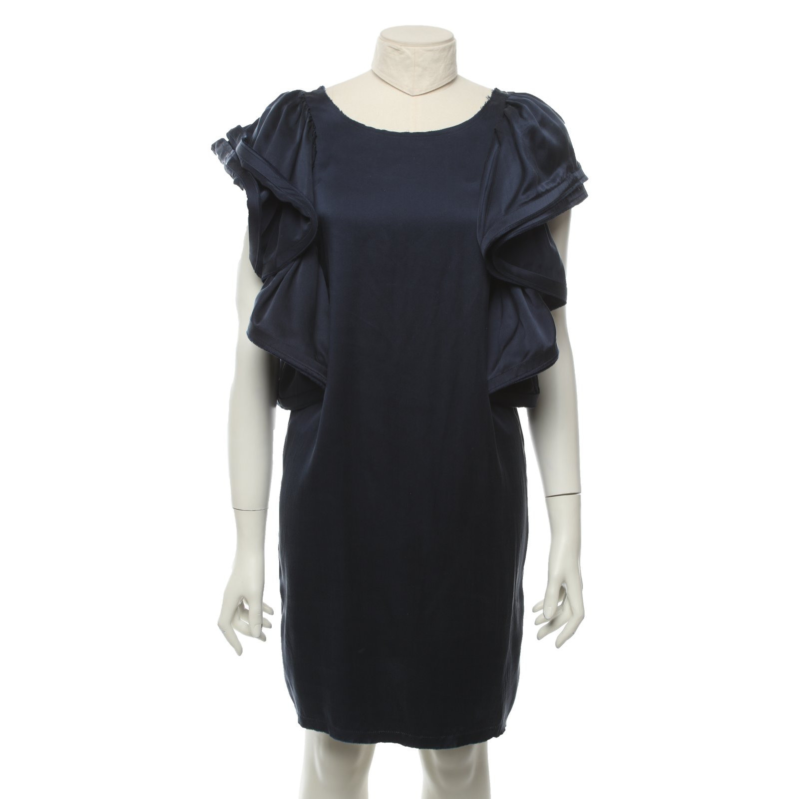 Lanvin For H&M Dress Silk in Blue - Second Hand Lanvin For H&M Dress Silk  in Blue buy used for 44€ (3406486)