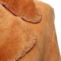 Windsor Sheepskin fur coat in brown