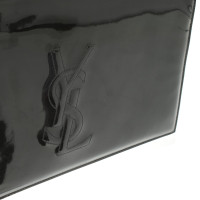 Yves Saint Laurent clutch patent leather