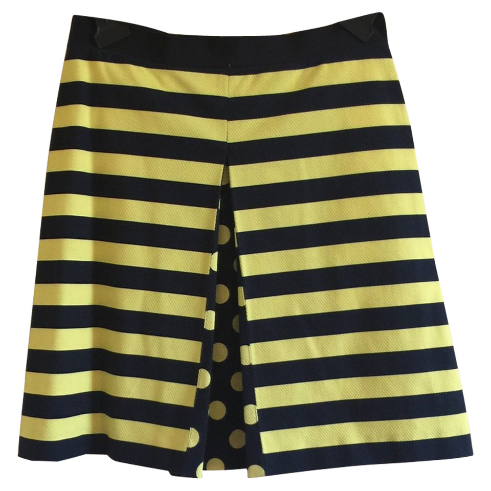 Max & Co STRIPED AND POIS SKIRT