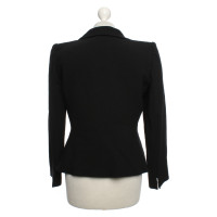 Armani Collezioni Blazer aus Wolle in Schwarz