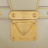 Louis Vuitton Handtas Leer in Crème