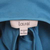 Laurèl Zijden blouse blauw