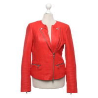 Set Leather jacket in red