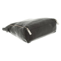 Furla zwarte schouder Bag met 2 ritsen