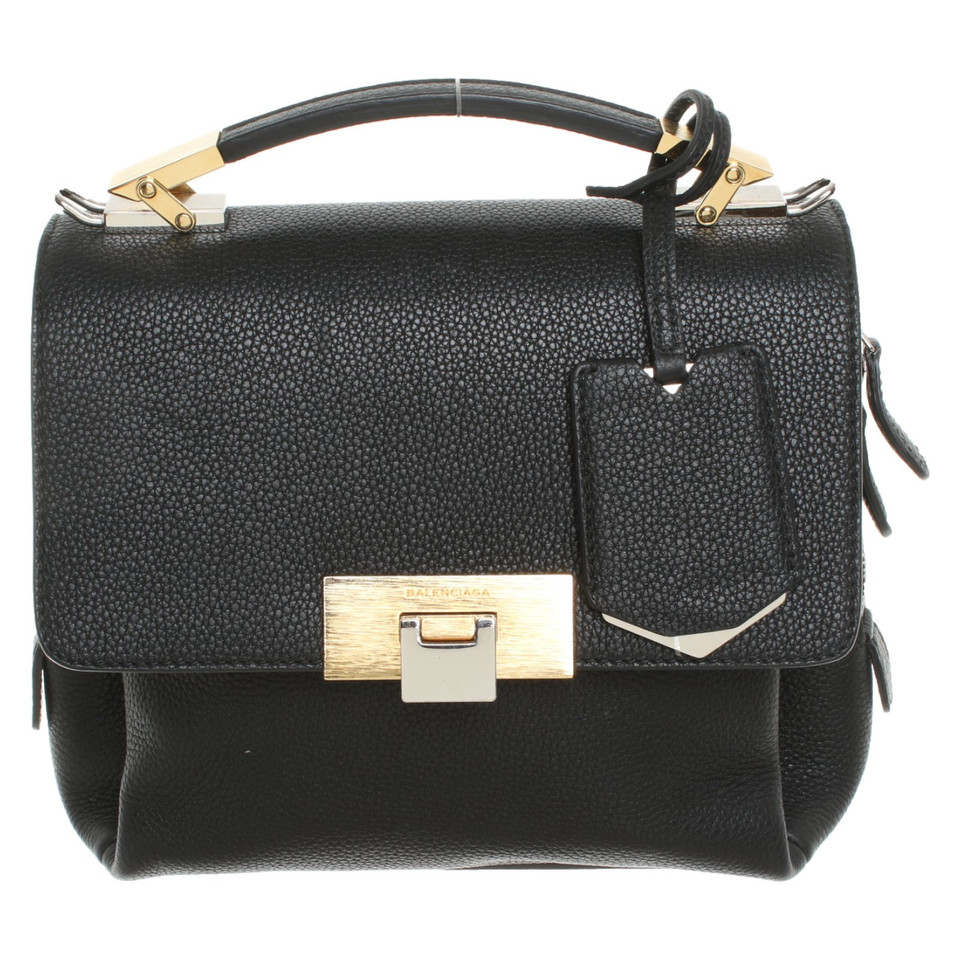 Balenciaga Shoulder bag Leather in Black