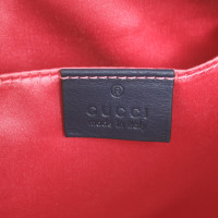 Gucci Marmont Camera Bag in Denim in Blu