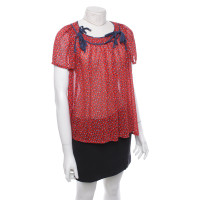 French Connection Patterned top in red