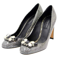 Dolce & Gabbana Pumps/Peeptoes Patent leather in Grey