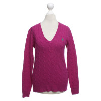 Ralph Lauren Pull en tricot rose