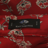 Karl Lagerfeld Bluse mit floralem Muster
