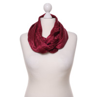 Aigner Echarpe/Foulard en Soie en Bordeaux