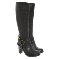 Prada Boots Leather in Black