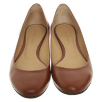 Jil Sander Slippers/Ballerinas Leather in Brown