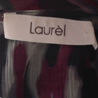 Laurèl camicetta di seta con disegni colorati