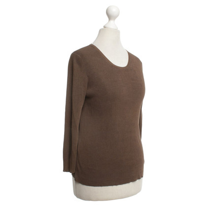 Jil Sander Silk sweater in brown