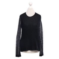 Donna Karan Top Cashmere in Black