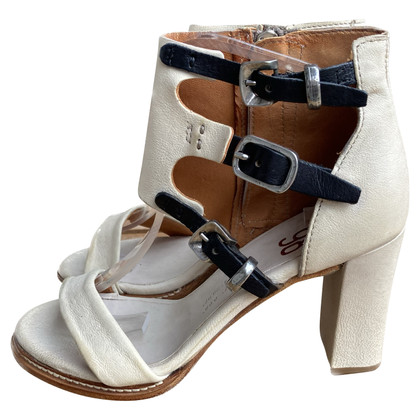A.S.98 Sandals Leather in Cream