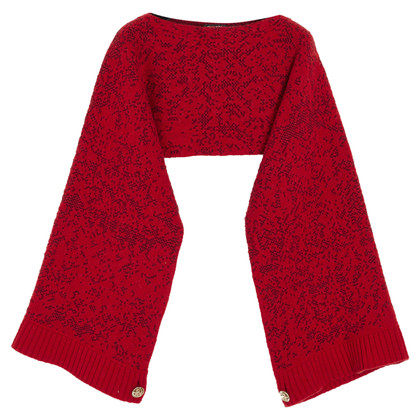 Chanel Giacca/Cappotto in Cashmere in Rosso