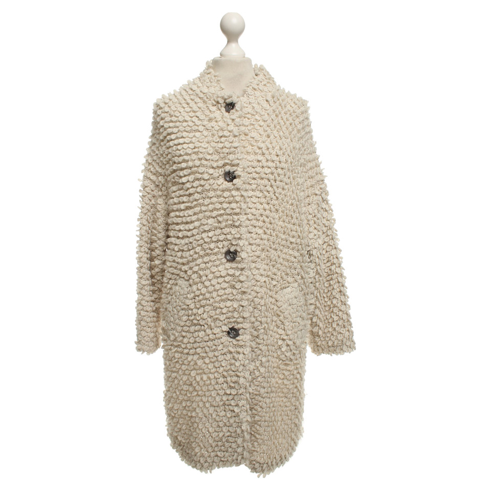 Iq Berlin Coat in bouclé look