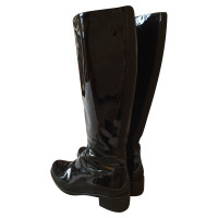 L.K. Bennett Boots Patent leather in Black