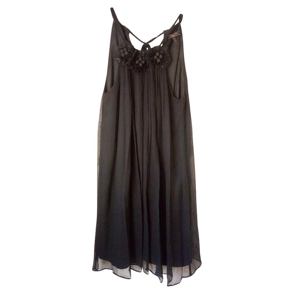 Max Azria Black silk dress
