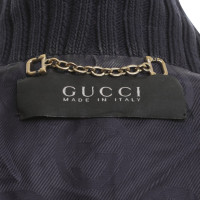 Gucci Leren jas in blauw