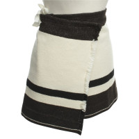 Isabel Marant Wrap-around skirt with striped pattern