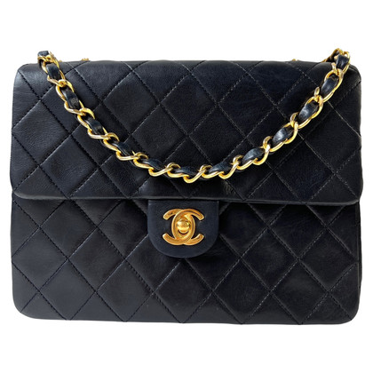 Chanel Flap Bag Mini Leer in Zwart