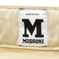 M Missoni trousers in beige gold