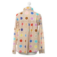 Wunderkind Blouse with polka dots