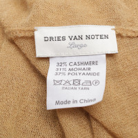 Dries Van Noten maglione di lana in giallo senape
