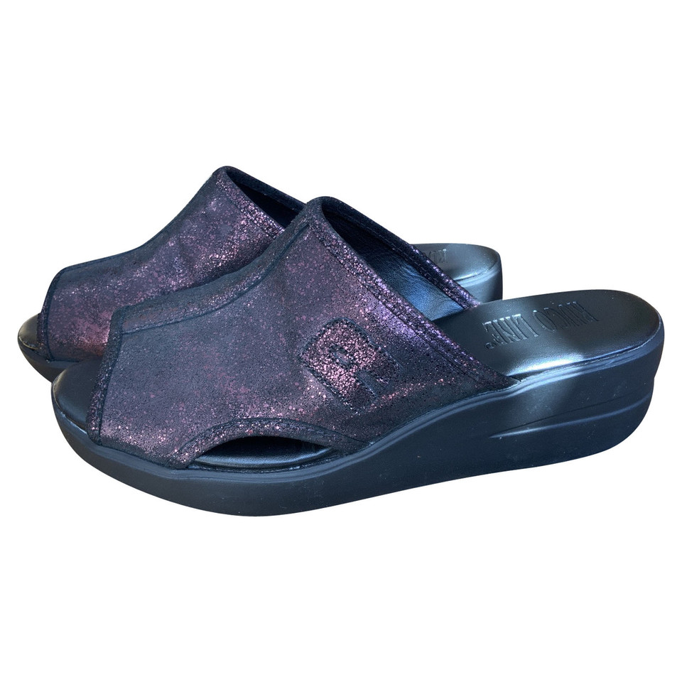 Rucoline Sandales en Cuir en Violet