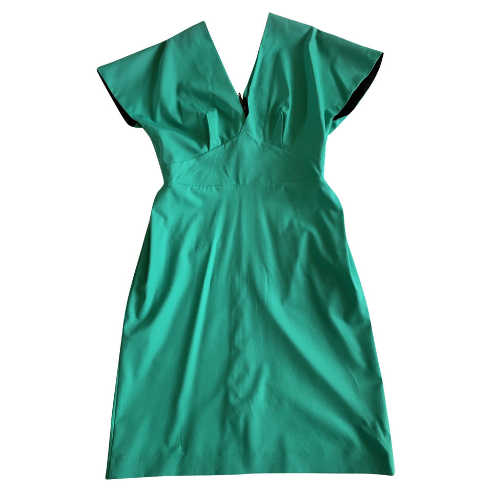 Roland Mouret Kleid aus Baumwolle in Grün